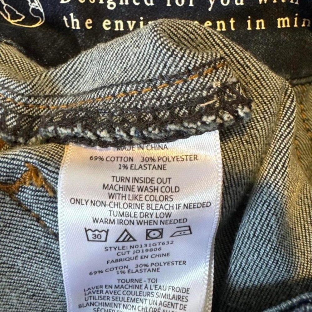 Joie NWT low rise Women Junior Jeans Woven detail waist Size 0 Style Nullia - Picture 8 of 8